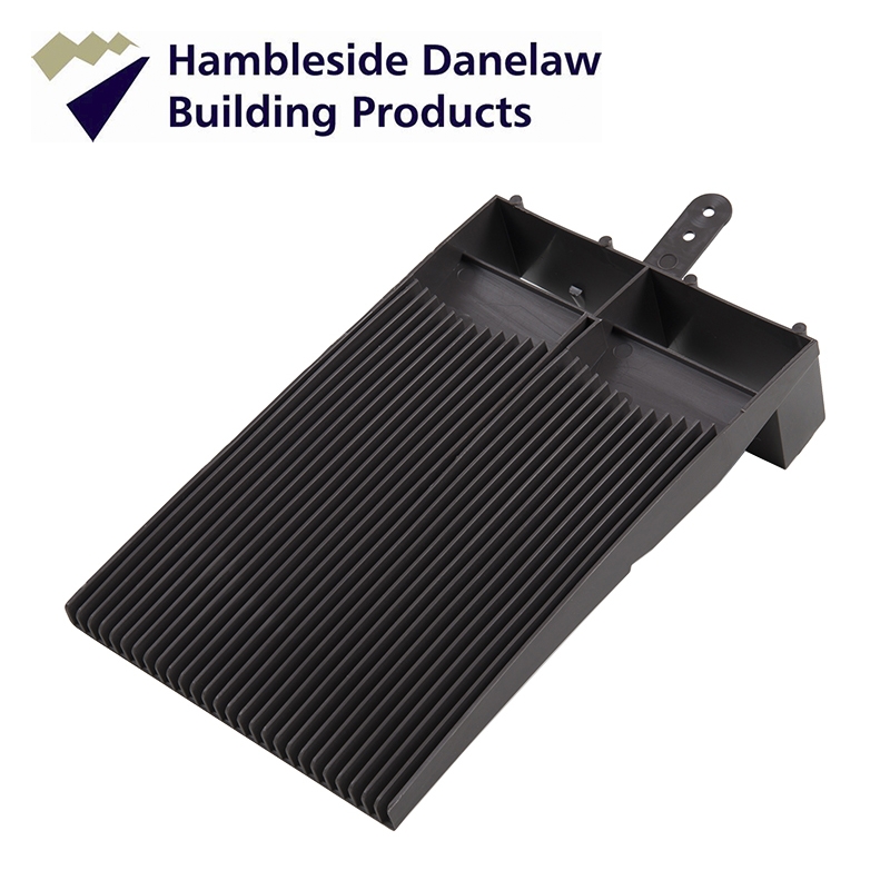 Flush Fit Plain Tile Roof Ventilator - Grey