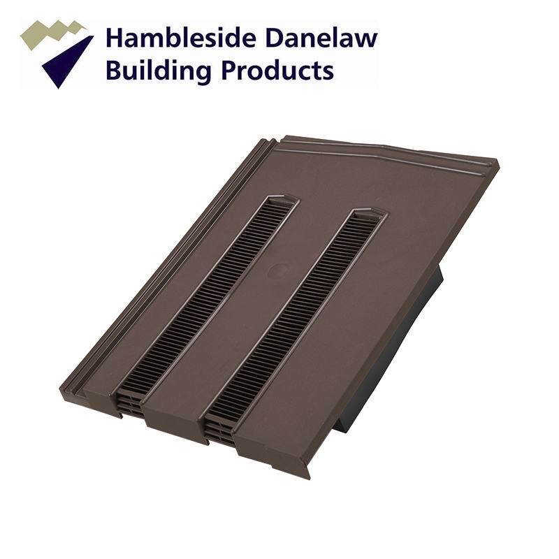 Hambleside Non Profile / Redland Mini Stonewold Tile Vent - Brown