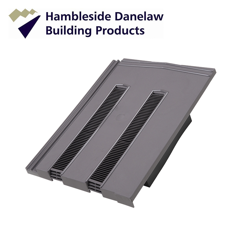 Hambleside Non Profile / Redland Mini Stonewold Tile Vent - Grey