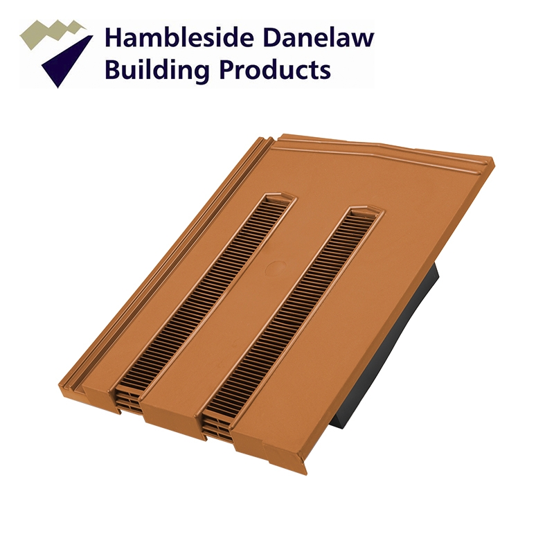 Hambleside Non Profile / Redland Mini Stonewold Tile Vent - Terracotta
