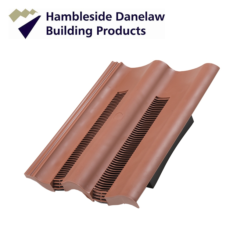 Hambleside Double Pantile / Redland Grovebury Tile Vent - Antique Red