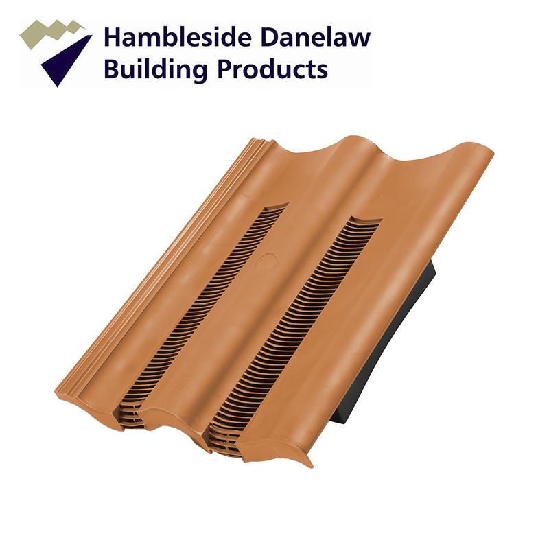 Hambleside Double Pantile / Redland Grovebury Tile Vent - Terracotta