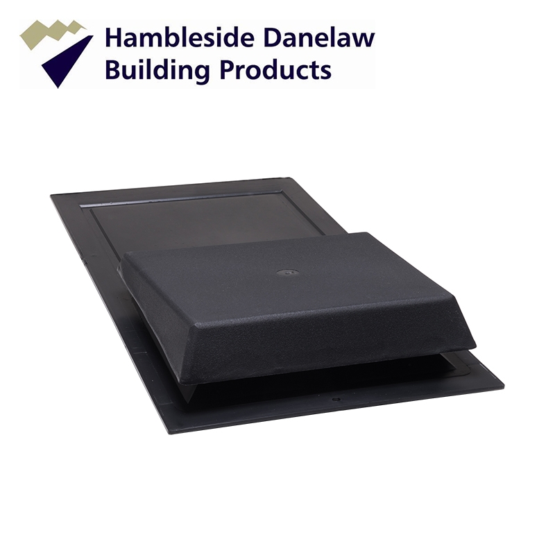 Hambleside Danelaw Universal Slate Roof Vent Airflow 10,000mm2 - Black