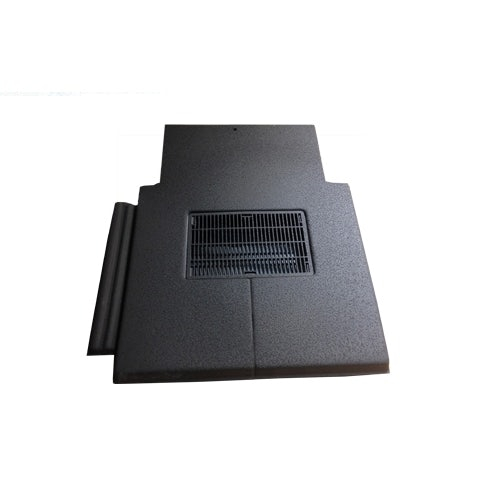 Harcon In-line Double Plain Roof Tile Vent - Grey
