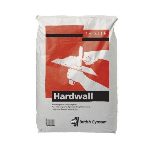 Thistle Hardwall Gypsum Undercoat Plaster - 25kg Bag