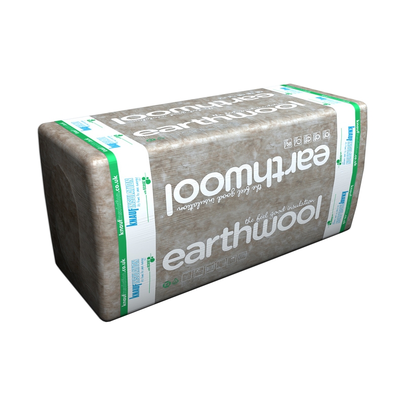 75mm Knauf Earthwool Rock Universal Slab RS45 1200mm x 600mm - 4.32m2