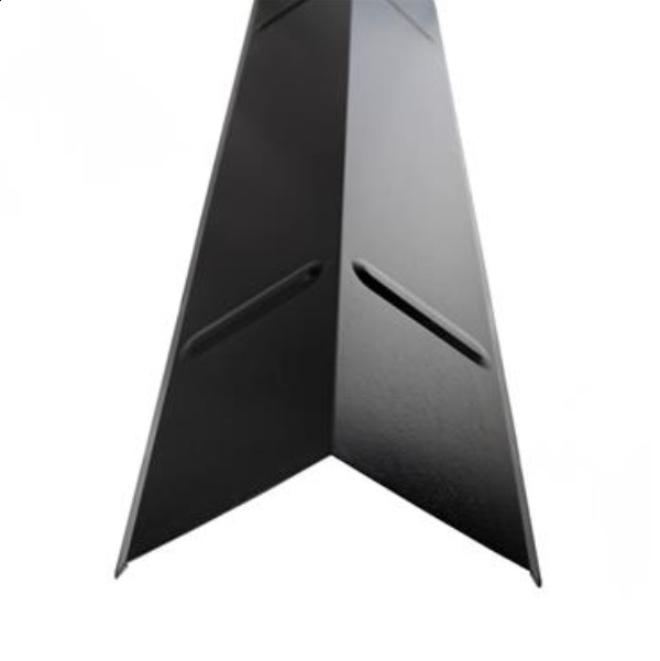 Kytun KGR Steel Metal Ridge Roof Capping 120dg 156mm x 2.4m Black - 5 ...