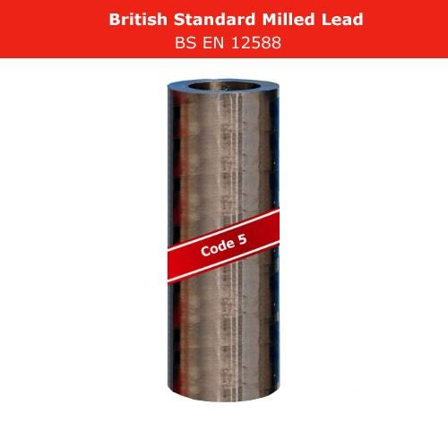 Lead Code 5 - 450mm x 6m Roofing Lead Flashing Roll