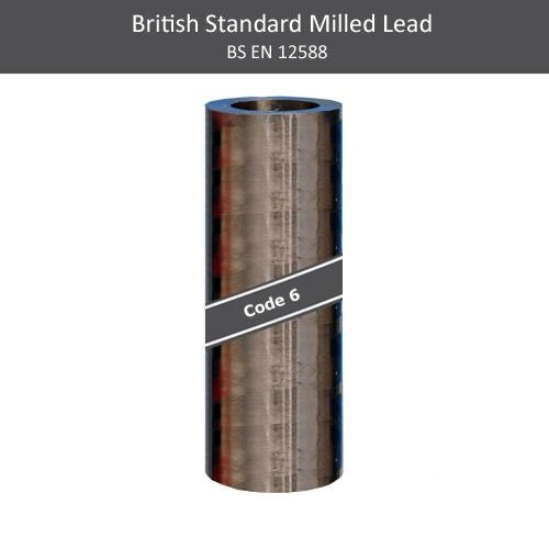 Lead Code 6 - 1.07m x 3m Roofing Lead Flashing Roll