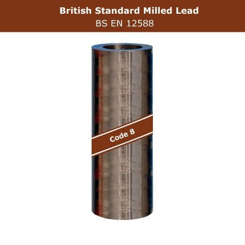 Lead Code 8 - 1m x 6m Roofing Lead Flashing Roll