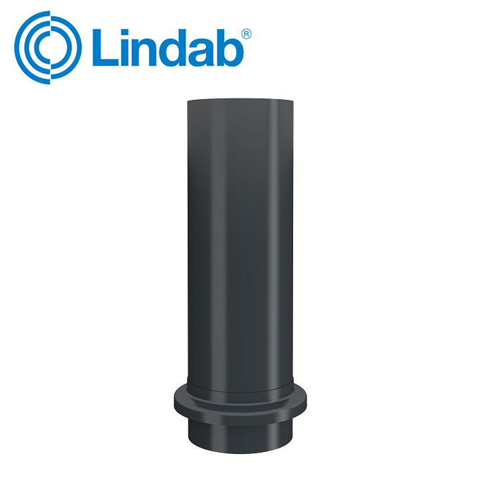 Lindab Drain Shoe 87mm - Anthracite Grey