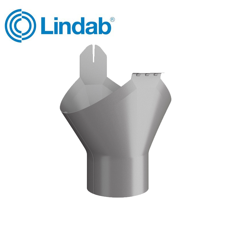 lindab-half-round-gutter-outlet-125mm