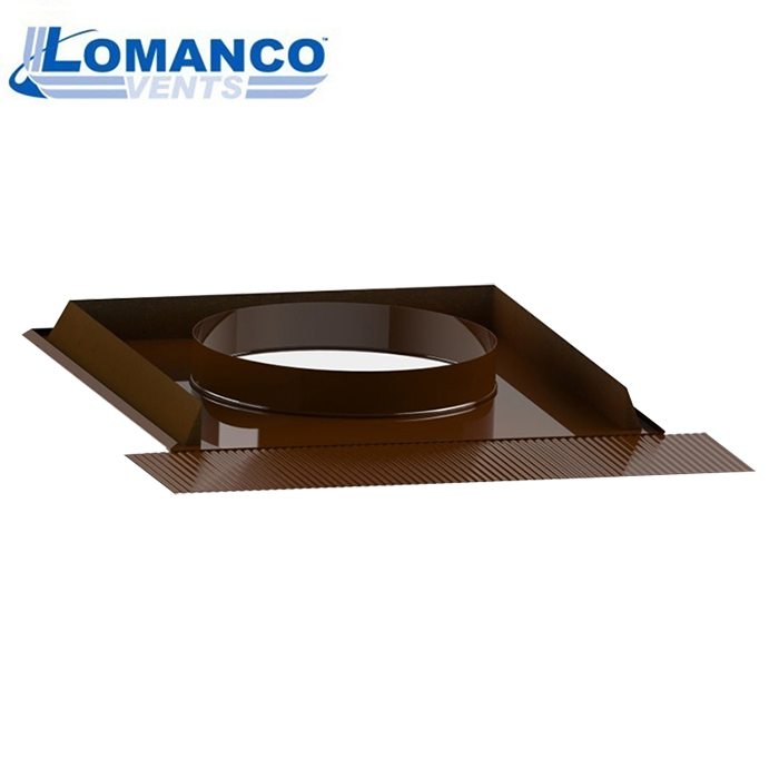 Lomanco 12'' Universal BIB Turbine Base - Brown