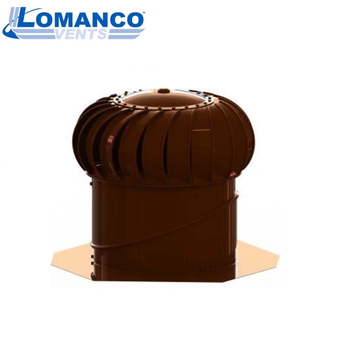 Lomanco Vent Turbine Set BIB14 - Brown