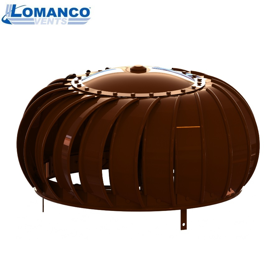 Lomanco TIB14 Vent Turbine Head - Brown