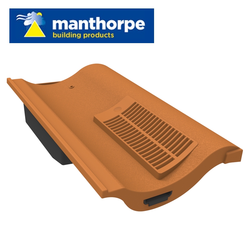 Manthorpe Single Pantile Roof Vent - Terracotta