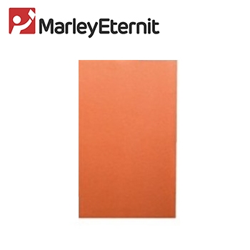 Marley Clay Plain Acme Single Camber Creasing Tile - Red Smooth