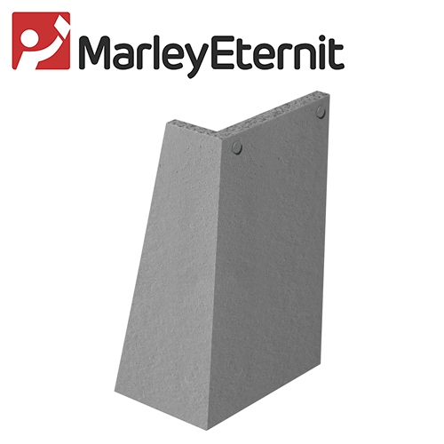 Marley Plain Tile L/H External 135dg Angle - Old English Dark Red