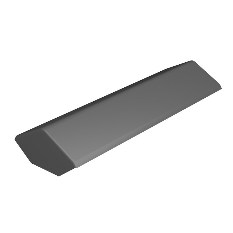 Cedral 50 Degree Duopitch Ridge Stop End Blue/Black - 900mm Length ...