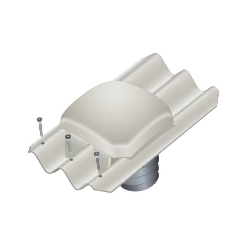 Eternit Profile 6 Cowl Vent â?? Grey | Roofing Superstore®
