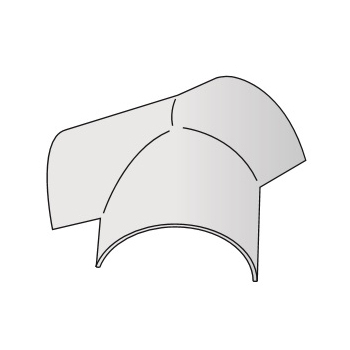 Marley Third Round Hip Apex Cap 15-24 Degrees - Brown