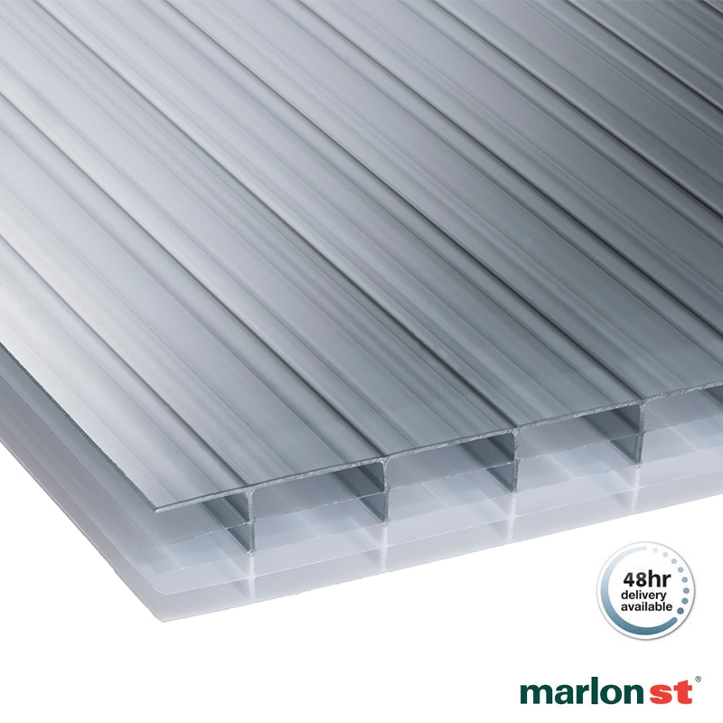 Marlon 25mm Heatguard Opal Sevenwall Polycarbonate - 3000mm x 700mm