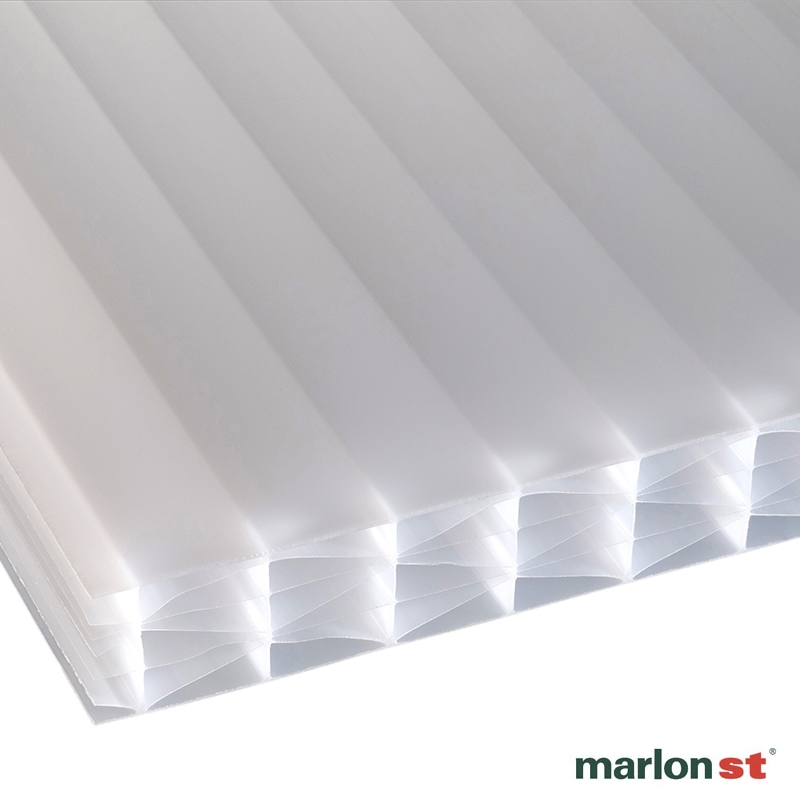 Marlon 25mm Opal Sevenwall Polycarbonate Sheet - 3000mm x 1600mm