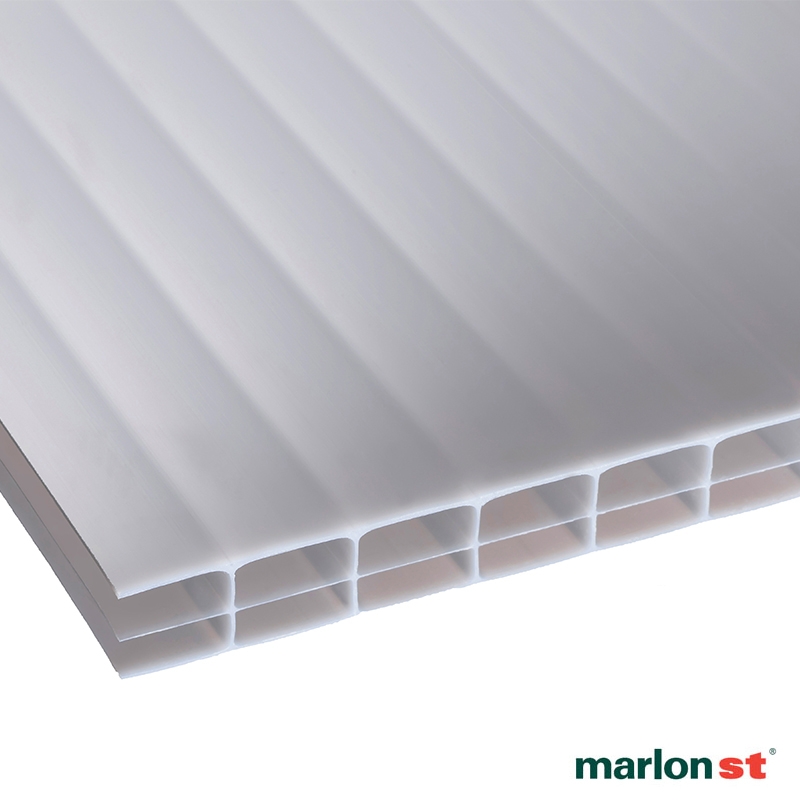 Marlon 16mm Opal Triplewall Polycarbonate Sheet - 4000mm x 700mm