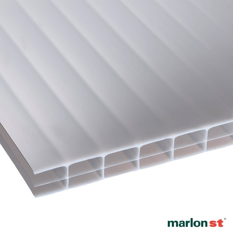 Marlon 16mm Opal Triplewall Polycarbonate Sheet - 3000mm x 1050mm