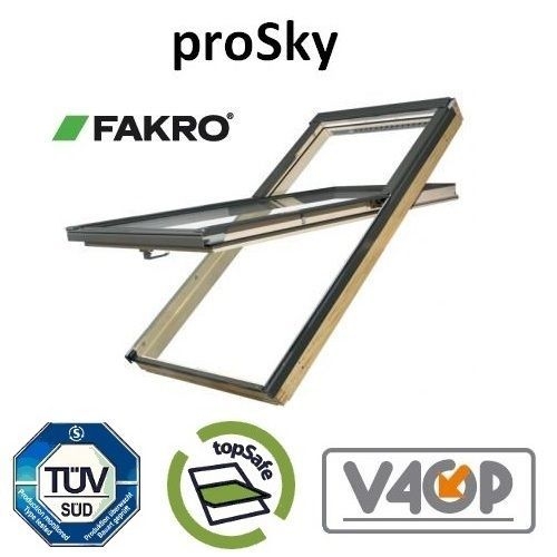 Fakro FDY-V/U P2/DC Duet proSky Roof Window PU High Pivot - 94 x 235cm