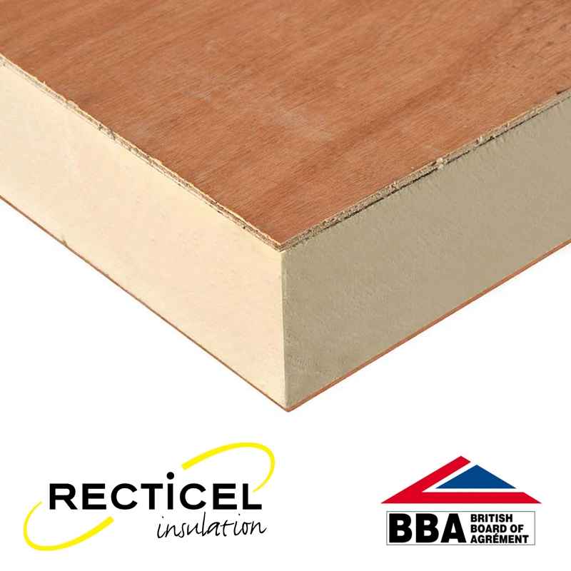 126mm Recticel Plylok Board - 1200mm x 2400mm