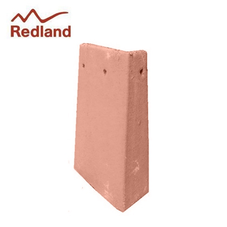Redland Rosemary Clay External Angle 90 Degree Left Hand - Smooth Red