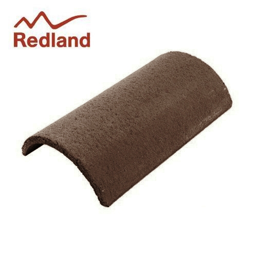 Redland Clay Half Round Ridge 300mm - Dark Antique