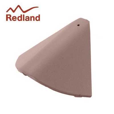Redland Concrete Plain Universal Bonnet Hip Tile - Breckland Brown