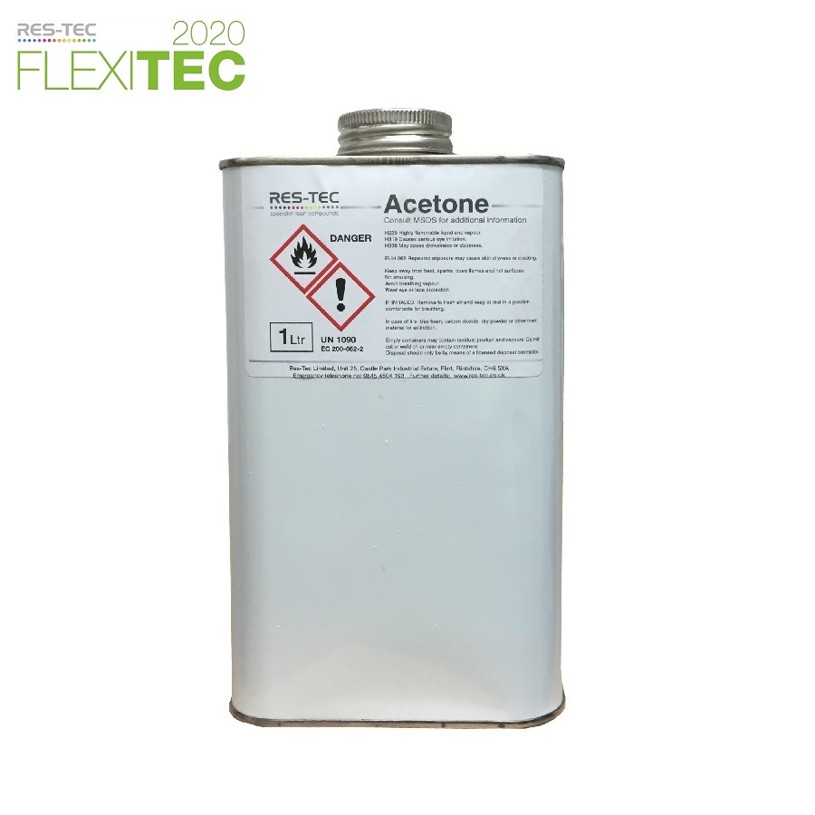 Restec Flexitec 2020 Acetone - 1 Litre