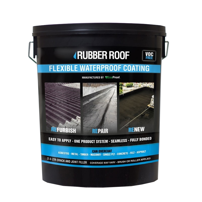 Rubber Roof Liquid Flexible Waterproof Coating 20kg (Grey)