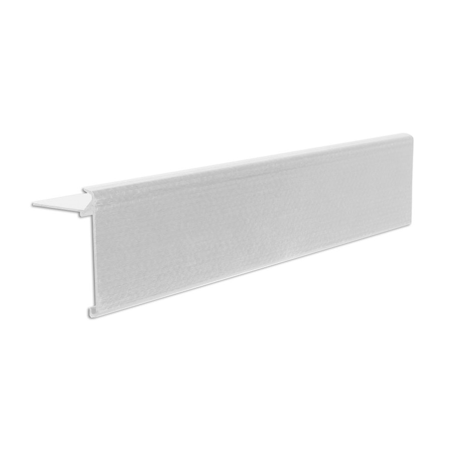 Ryno A3 GRP Roof Edge Trim 100mm x 65mm x 3000mm - White