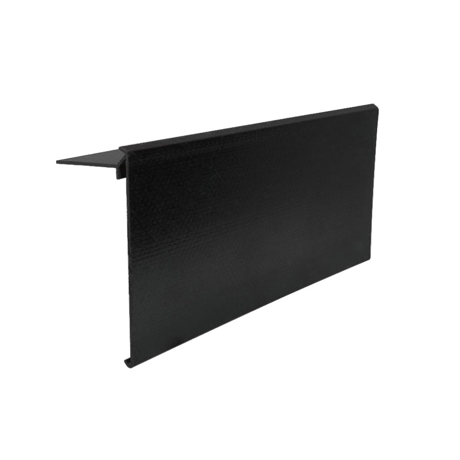 Ryno A5 GRP Roof Edge Trim 200mm x 85mm x 3000mm - Black