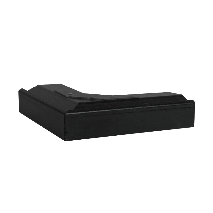 Ryno DE50 GRP Drip Edge External Corner - Black