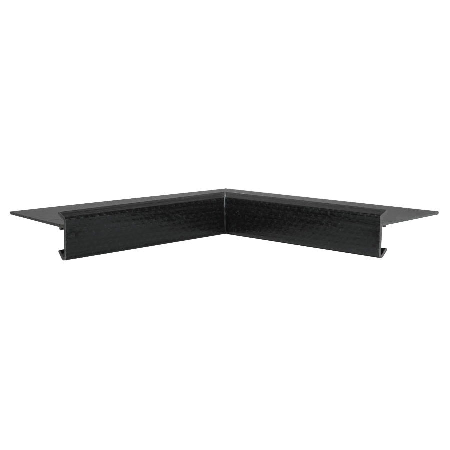 Ryno F2L GRP Internal Corner Roof Edge Trim - Black