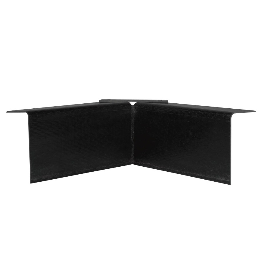 Ryno L100/60 GRP Drip Edge Internal Corner Roof Edge Trim - Black