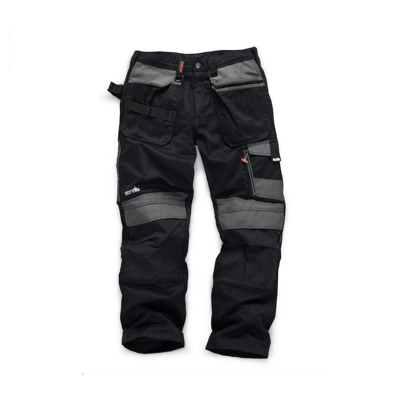 Scruffs 3D Trade Trousers in Black 30S Roofing Superstore®