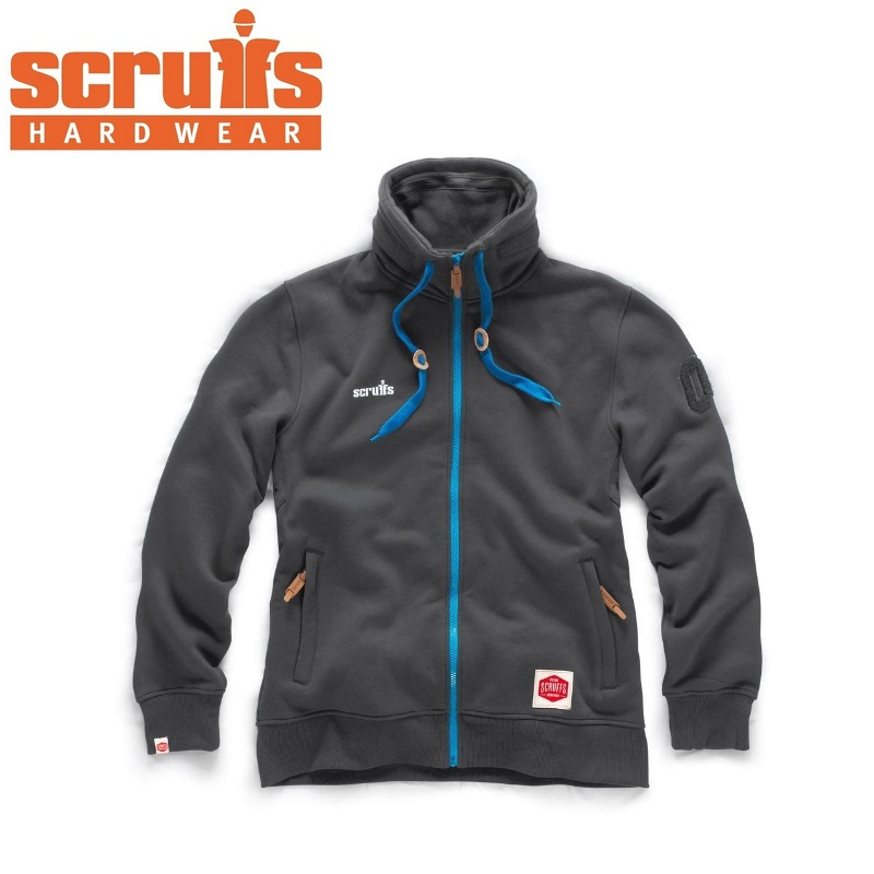 Scruffs Vintage Zip Thru Fleece in Charcoal - XL | Roofing Superstore®