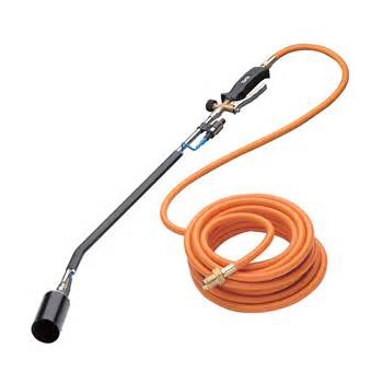 Self Igniting Torch Kit 600mm x 60mm with 5m Hose & Regulator