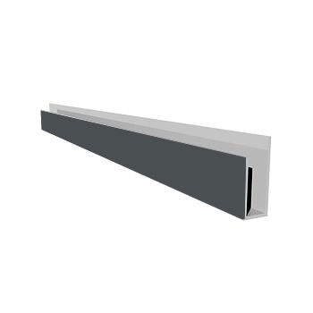 uPVC J Trim (Soffit Board Starter Trim) 5m Anthracite Roofing Superstore®