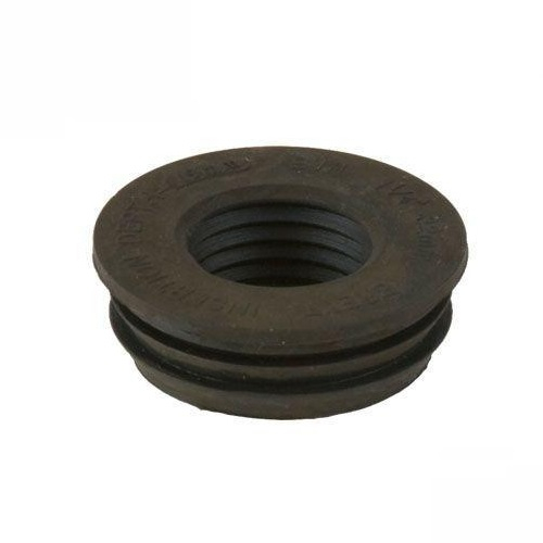 Cascade Cast Iron Style 1.5 Inch / 40mm Rubber Waste Adaptor (Black)