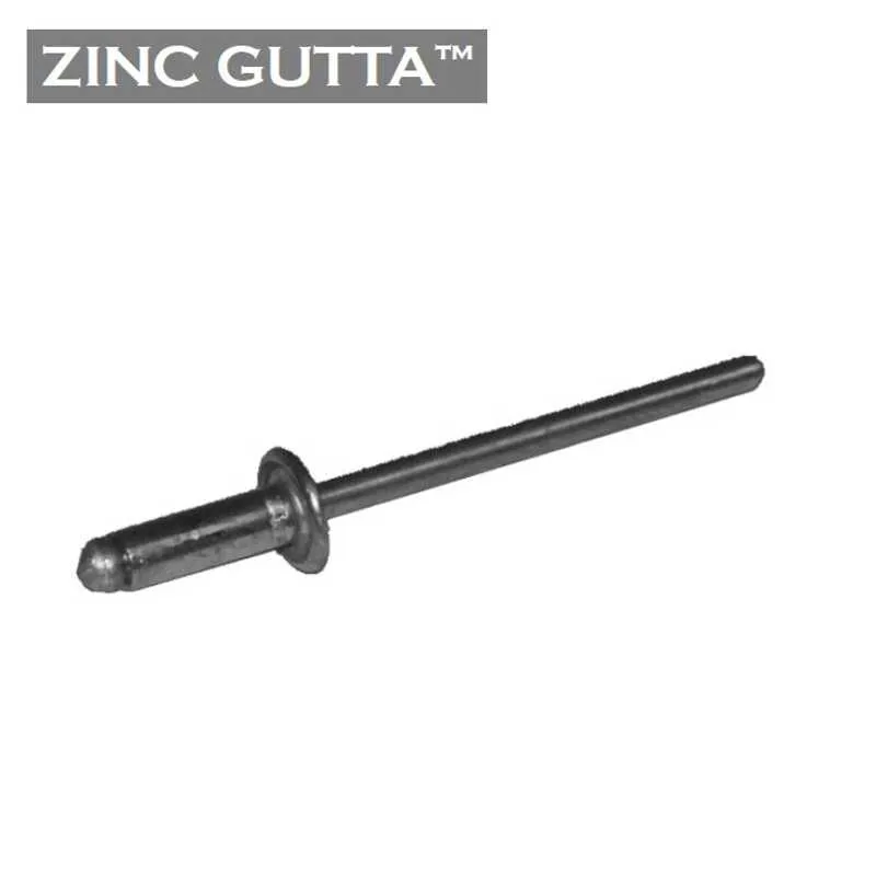 Ziss Rivet Metal Gutta Zinc Gutter Rivets 3.9 x 11mm - Bag of 100 | Roofing ...