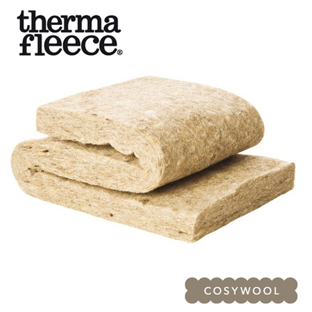 Thermafleece CosyWool Loft Insulation Slabs Sheeps Wool Insulation 50mm x 370mm - 5.33m2 Pack