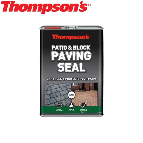 Thompsons Patio & Block Paving Seal Satin 5L Roofing Superstore® Thompsons Patio & Block Paving Seal Satin 5L Roofing Superstore®