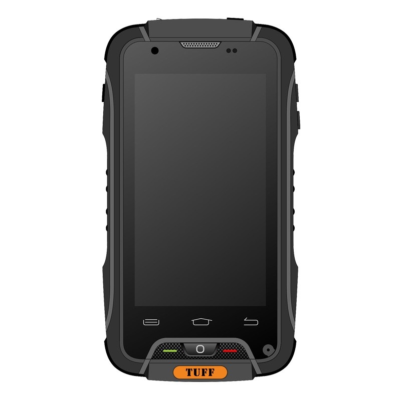 TUFF T400 Tough SIM free Mobile Phone (All Black) - 4G capable